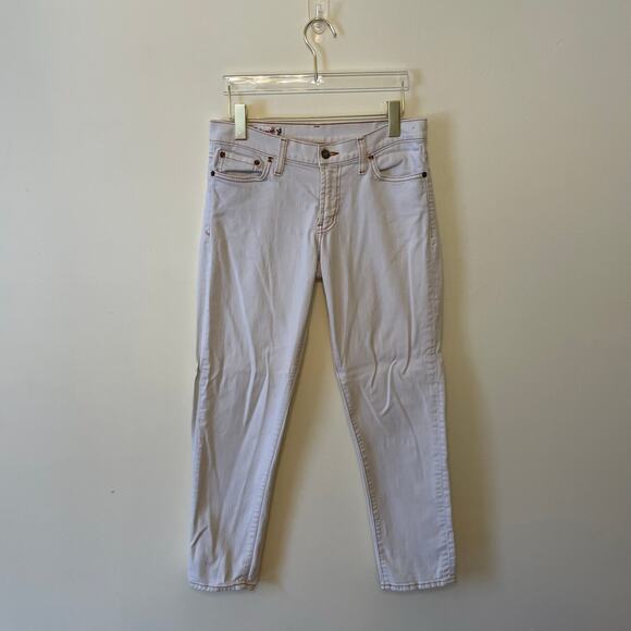 Red Engine 28 HOTROD white  jeans retro cotton low rise regular cut classic - Picture 1 of 7